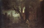 Claude Lorrain Landscape with the Temptations of St.Anthony Abbot painting